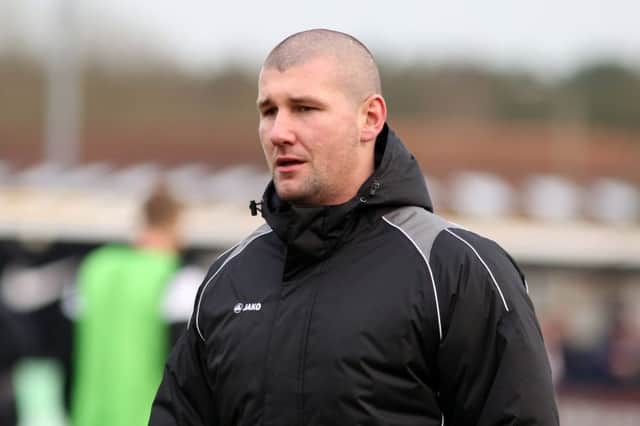 Corby Town boss Tommy Wright