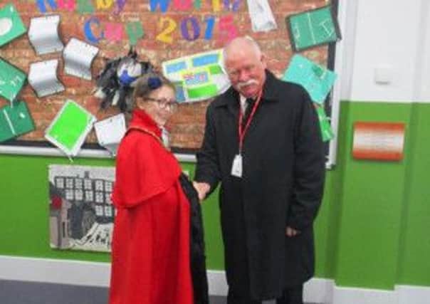 Oakley Vale student Amalie Lines was given the amazing opportunity to become Corby Mayor for the day