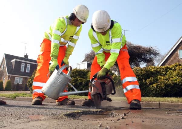 Northamptonshire  will receive Â£711,000, enough to fill 13,415 potholes.