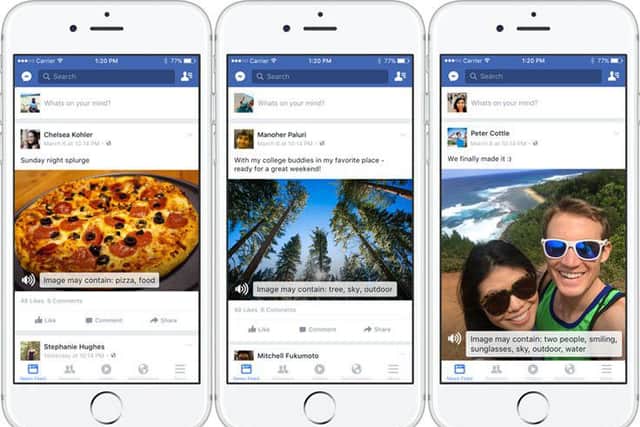 Blind 'can see' photos with new Facebook tool