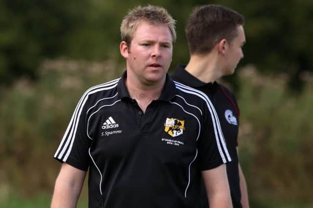 Rothwell Corinthians manager Shaun Sparrow