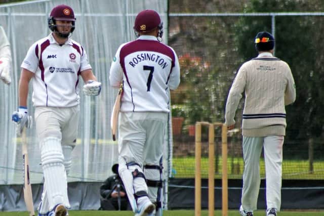 Alex Wakely (left) scored a half-century in a recent friendly with Middlesex (picture: Peter Short)