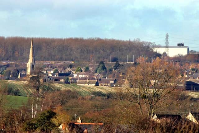 Stanion viewed from Fermyn Woods country park