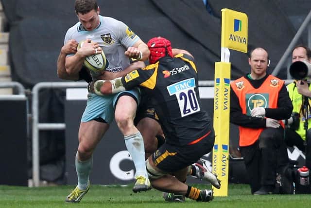 George North is not in Saints' matchday squad for the game at Saracens (picture: Sharon Lucey)