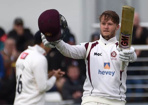 Ben Duckett was brilliant for Northants on day one of their clash with Sussex (picture: Dave Ikin)