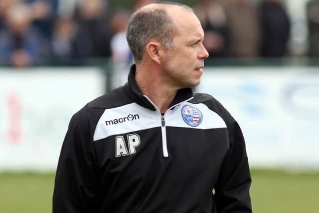 Andy Peaks is focused only on results as AFC Rushden & Diamonds take on Barton Rovers tonight. Picture by Alison Bagley