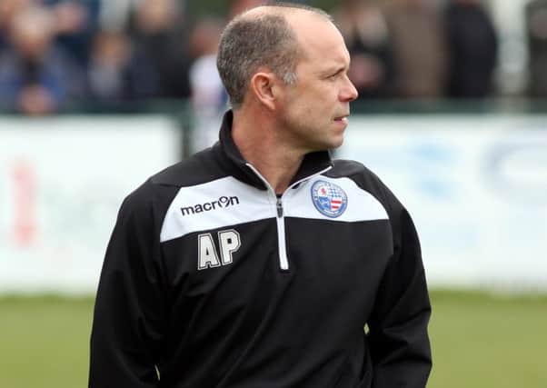 Andy Peaks is focused only on results as AFC Rushden & Diamonds take on Barton Rovers tonight. Picture by Alison Bagley