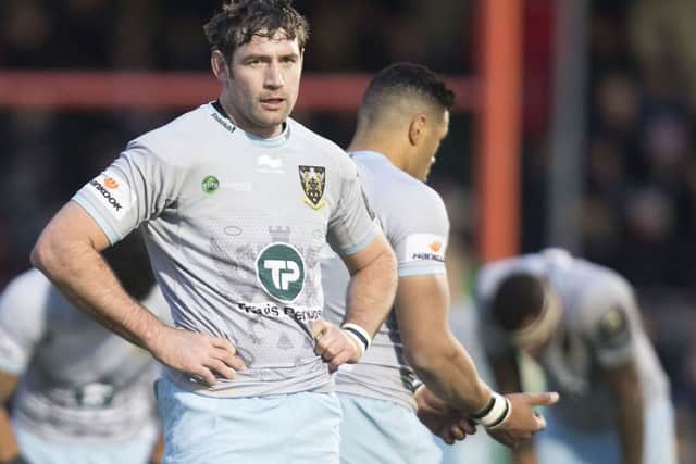 Michael Paterson, who came on as a replacement at Saracens on Saturday, will skipper Saints in the Mobbs Memorial match (picture: Kirsty Edmonds)