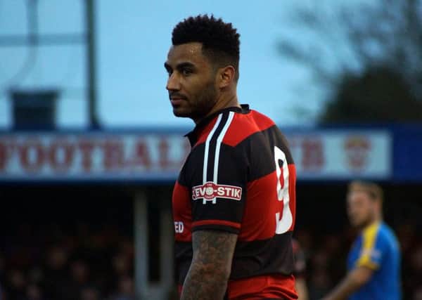 Rene Howe missed Kettering Town's defeat to Bedworth United because of injury