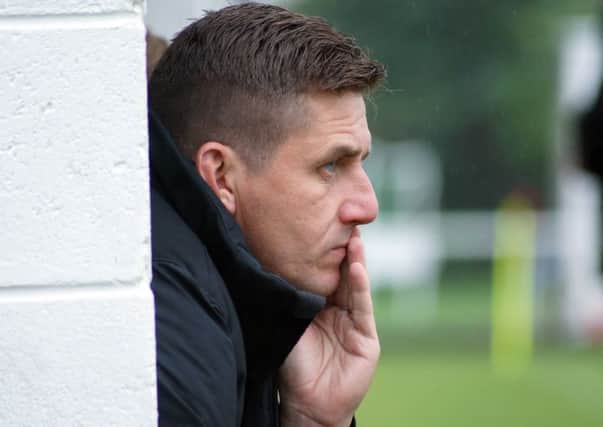 Marcus Law was disappointed as Kettering Town's play-off hopes suffered a huge setback in last night's 2-1 defeat at Redditch United