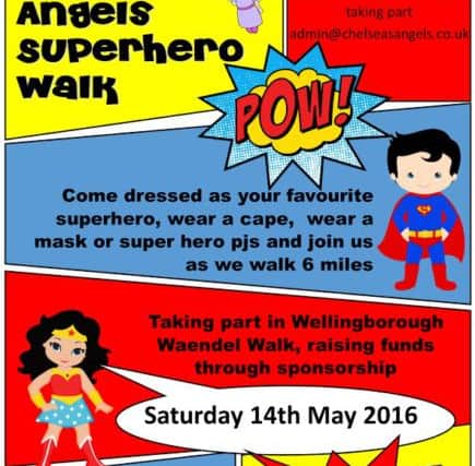 Chelsea's Angels superhero walk
