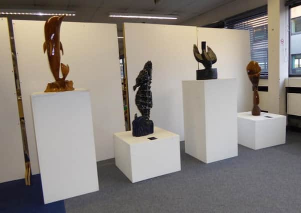 David Fowell's sculptures on show at The Rooftop Gallery in Corby
