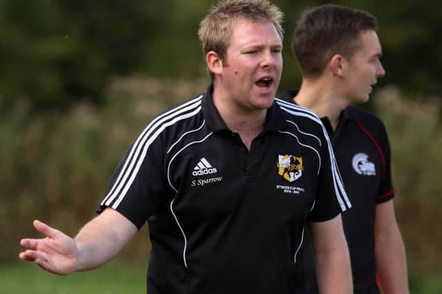 Rothwell Corinthians boss Shaun Sparrow