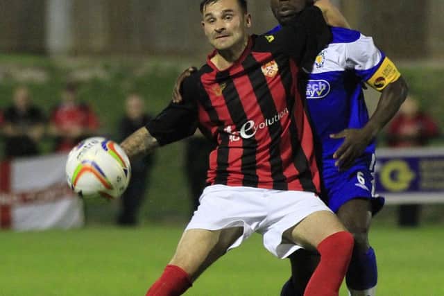 Rob Foster, pictured during his spell at Kettering Town, has been forced to end his playing career