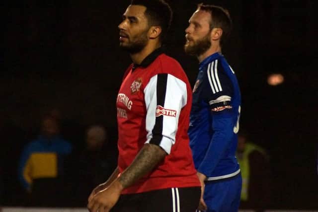 Rene Howe was on target as Kettering ran in seven second-half goals to beat Bideford 7-0 at Latimer Park