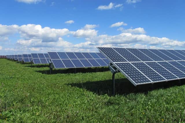 One of the buildings will be used to manufacture photovoltaic panels and frames