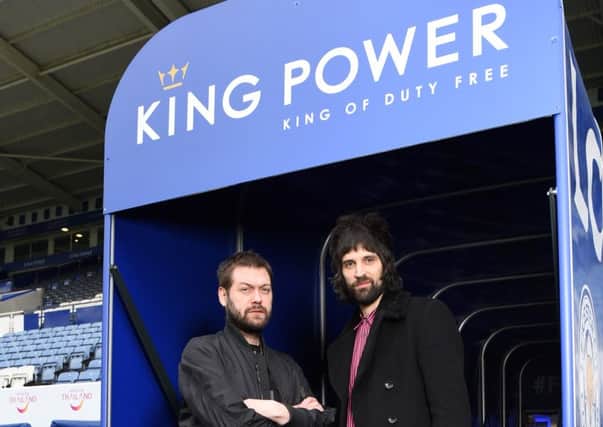 Tom Meighan and Serge Pizzorno at the King Power Stadium