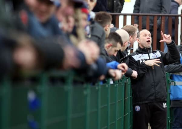 Andy Peaks knows AFC Rushden & Diamonds will be backed by a large following at St Ives tomorrow