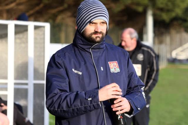 Dale Brunton stepped down as Rushden & Higham United manager after their final-day defeat to ON Chenecks