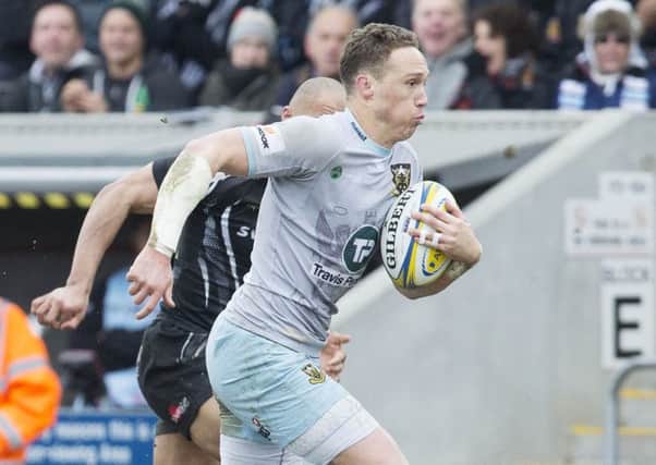 James Wilson was in action for the Wanderers at Sandy Park (picture: Kirsty Edmonds)