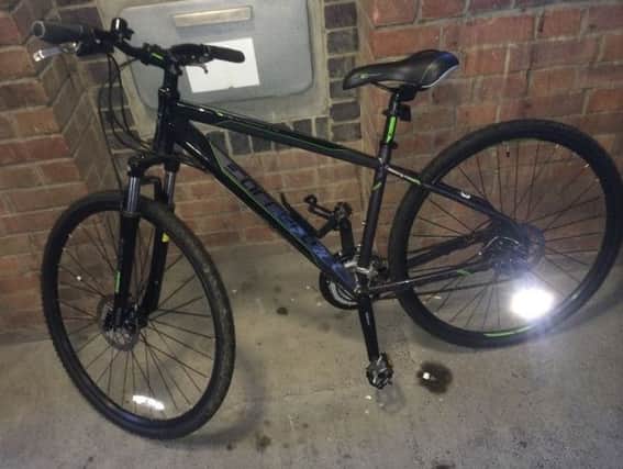 A Carrera Crossfire 2 pedal bike was stolen from outside Malcolm Arnold Academy in Trinity Avenue, Northampton.