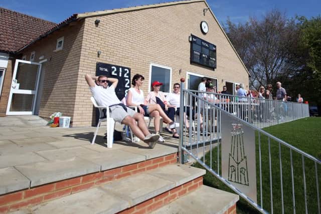 New Clubhouse: Geddington: Cricket Club new pavilion/clubhouse attached to the village hall. Sunday 08 May 2016 NNL-160805-160952009