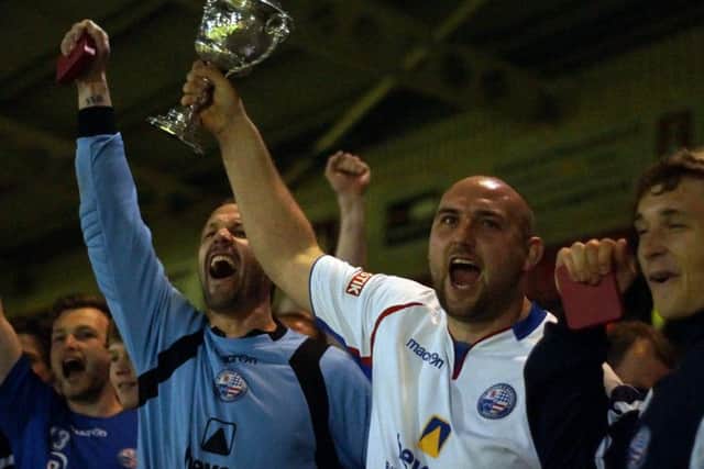 Diamonds ended their season on a high note as they beat Kettering Town 2-1 to lift the NFA Hillier Senior Cup