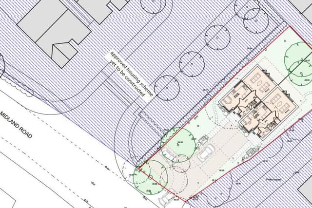 The proposed development in Midland Road, Raunds