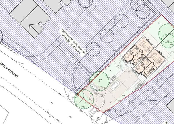 The proposed development in Midland Road, Raunds