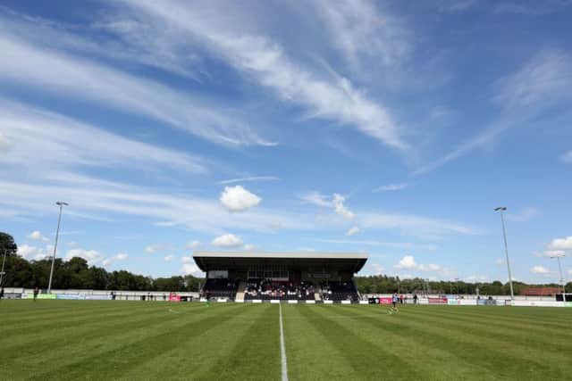 Corby Town's Steel Park looks set to host Evo-Stik Northern Premier League Premier Division football next season
