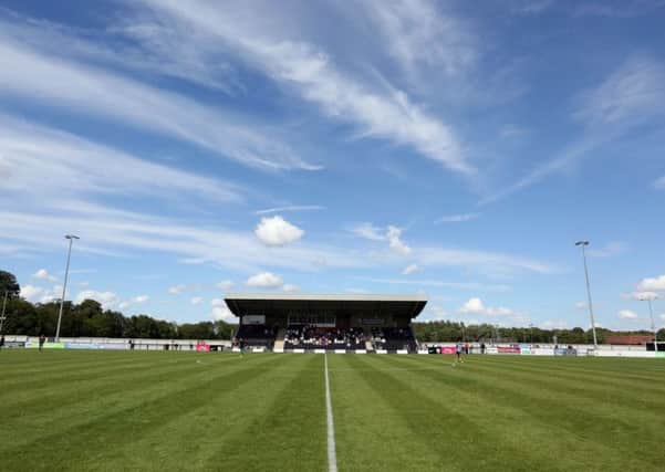 Corby Town's Steel Park looks set to host Evo-Stik Northern Premier League Premier Division football next season