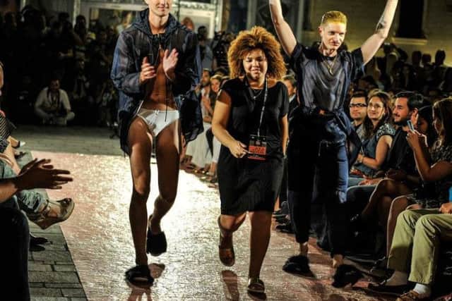 Rebecca Haddaway's fashion show in Malta NNL-160513-143048001
