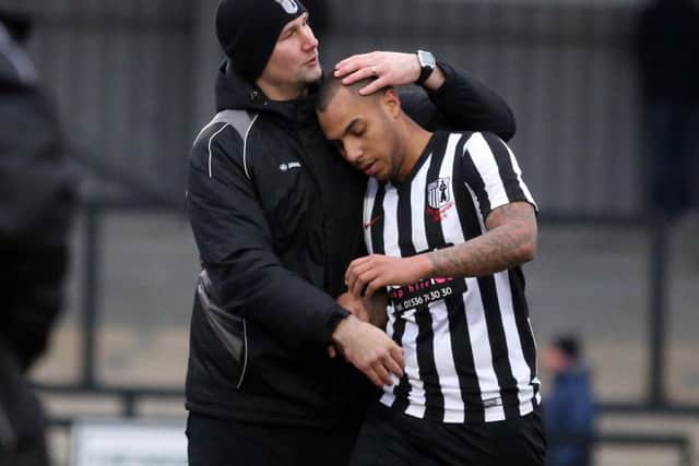 Steelmen boss Tommy Wright has paid tribute to Greg Mills after the frontman called time on his spell at Corby Town