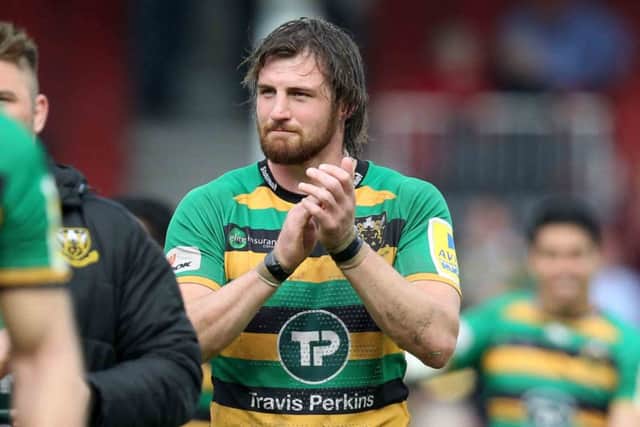 Gloucester V Saints. Tom Wood.