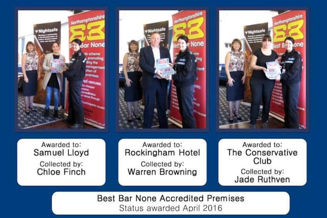 Some of the Best Bar None winners in Corby
