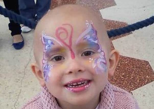 Chelsea Knighton died from neuroblastoma aged just three