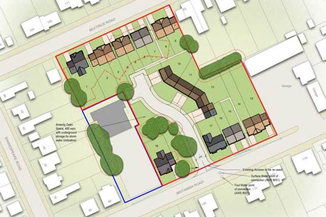 The design and layout of the development would be decided at a later date should the current plan be approved.