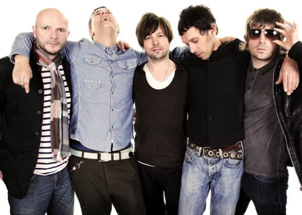 Shed Seven, with Rick Witter second from the right