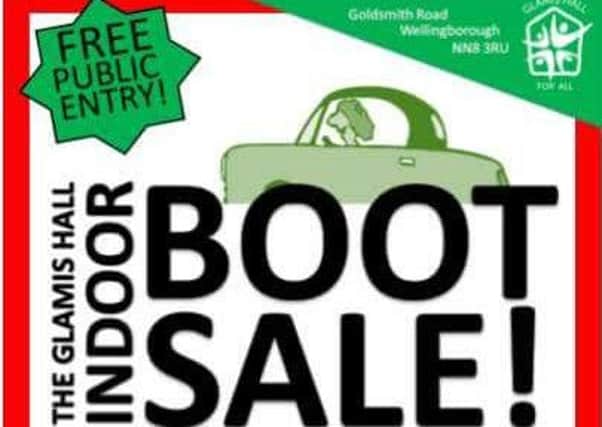 Glamis Hall is holding its next boot sale on June 4