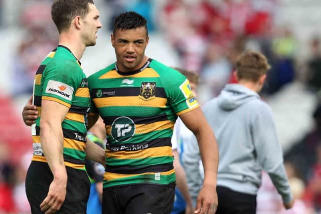 Luther Burrell could be up against Saints team-mate George North on Sunday (picture: Sharon Lucey)