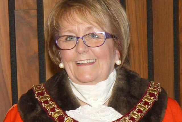 Corby's new mayor Cllr Julie Riley NNL-160527-114257001