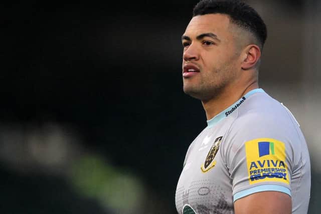 Luther Burrell scored on his England comeback (picture: Sharon Lucey)