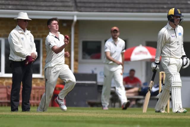 Action from the Northamptonshire Cricket League last weekend