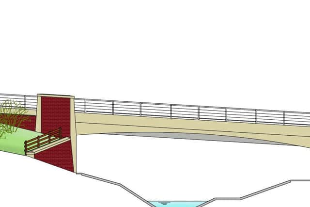 The updated design