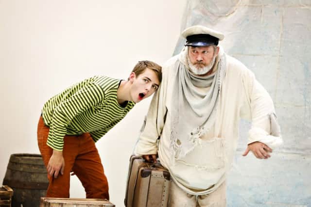 The Boy and the Bear in the Boat