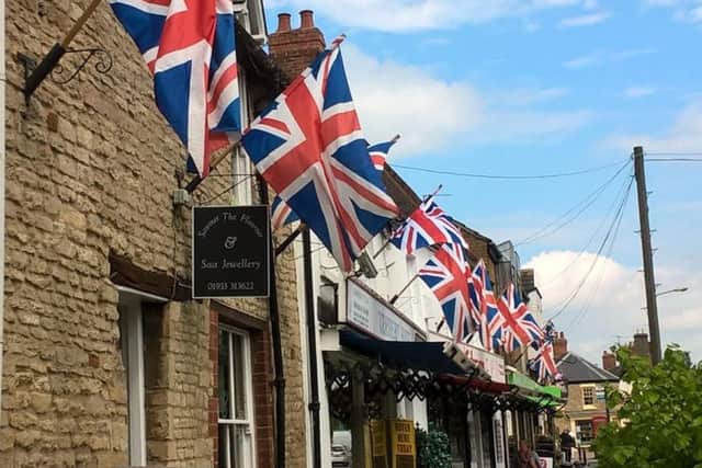 The flags will be out in Higham Ferrers on June 11 for the Queen's birthday