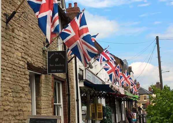 The flags will be out in Higham Ferrers on June 11 for the Queen's birthday