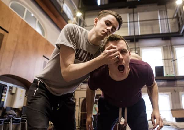 The Tempest in rehearsal at The Royal & Derngate Theatre