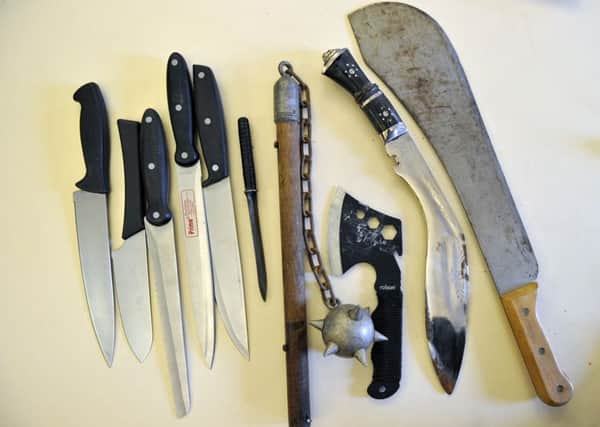 A selection of knives surrendered in the 2015 amnesty