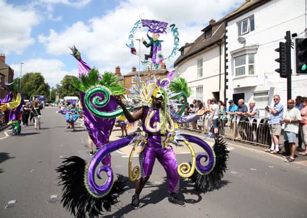 Last year's carnival parade in Wellingborough